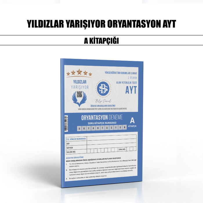 YILDIZLAR YRŞYR YKS AYT ORYANTASYN SNV 1-A - 24-25